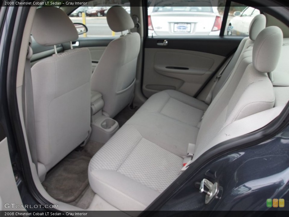 Gray Interior Rear Seat for the 2008 Chevrolet Cobalt LT Sedan #77206517