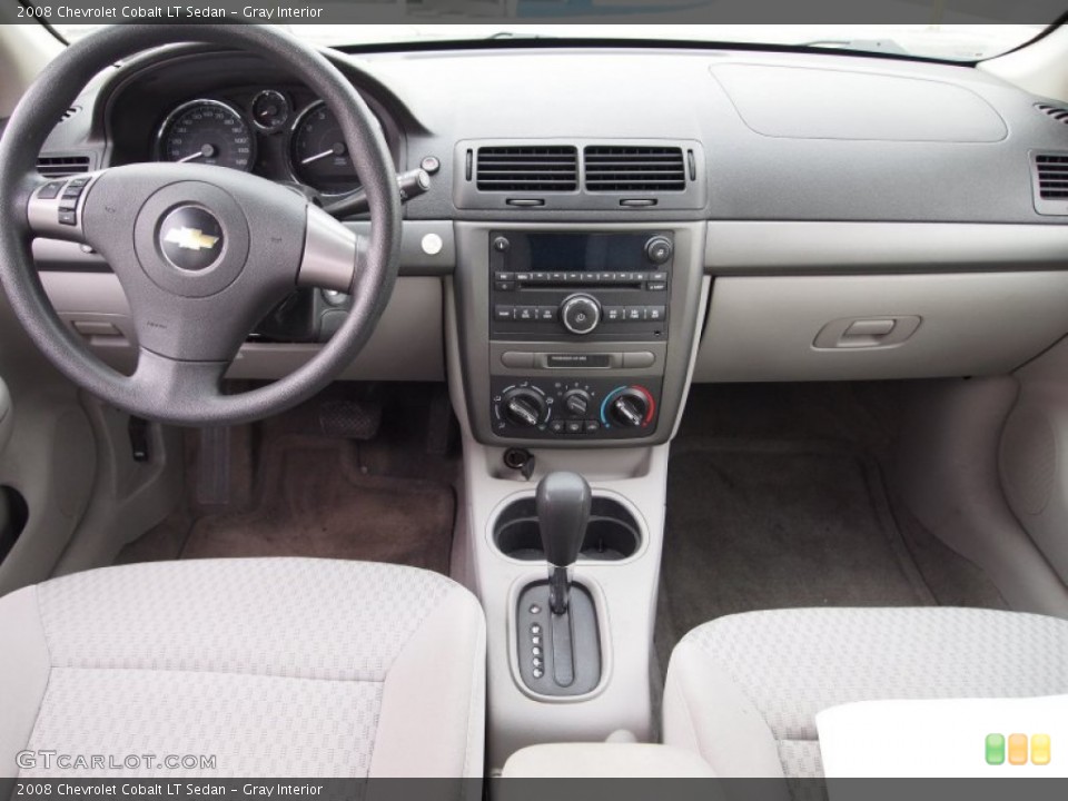 Gray Interior Dashboard for the 2008 Chevrolet Cobalt LT Sedan #77206556