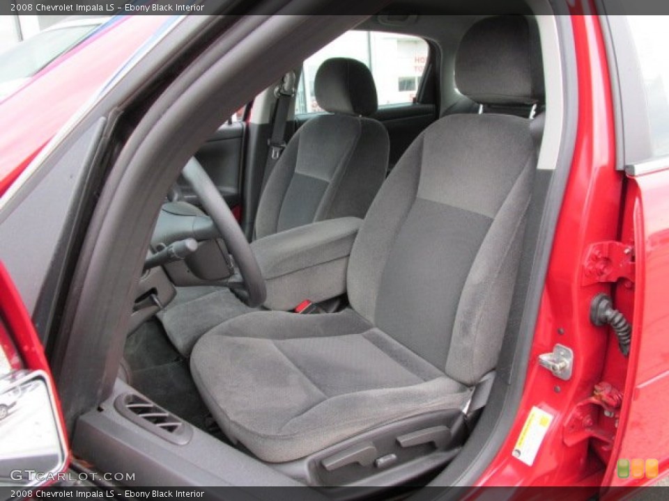 Ebony Black Interior Photo for the 2008 Chevrolet Impala LS #77207440