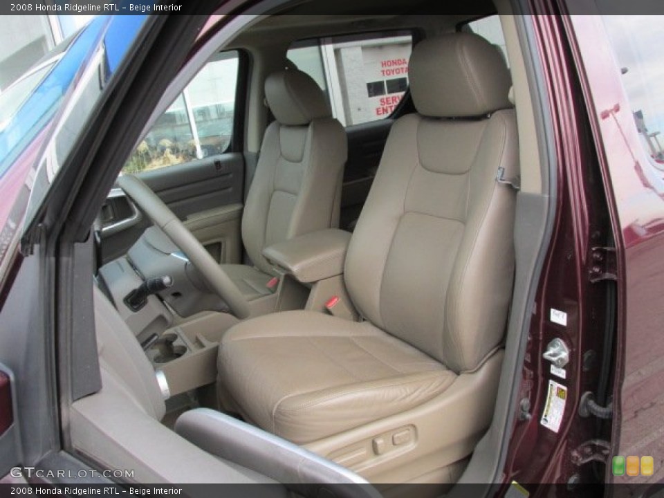 Beige Interior Photo for the 2008 Honda Ridgeline RTL #77208197