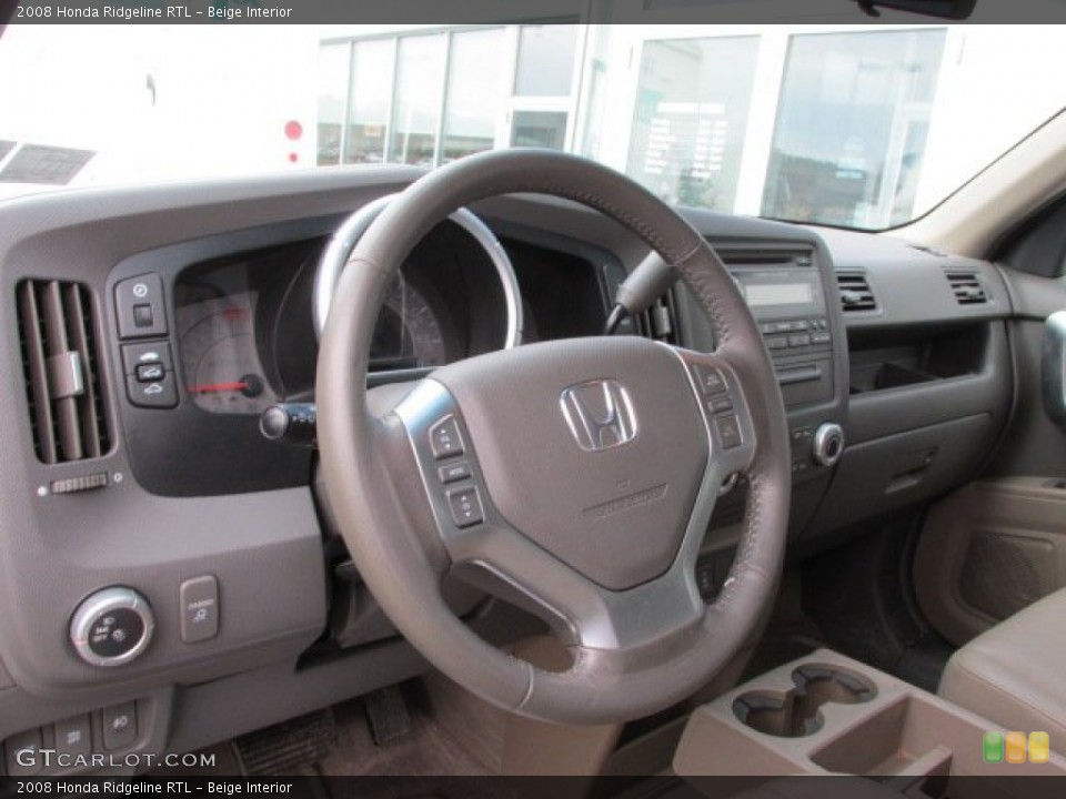 Beige Interior Dashboard for the 2008 Honda Ridgeline RTL #77208236