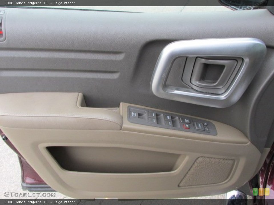 Beige Interior Door Panel for the 2008 Honda Ridgeline RTL #77208256
