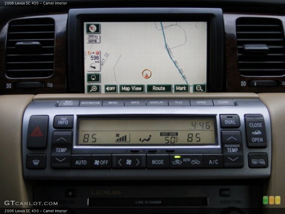 Camel Interior Navigation for the 2006 Lexus SC 430 #77208623