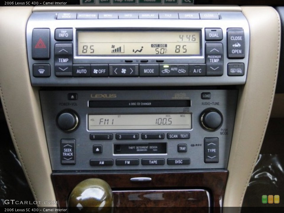 Camel Interior Controls for the 2006 Lexus SC 430 #77208636