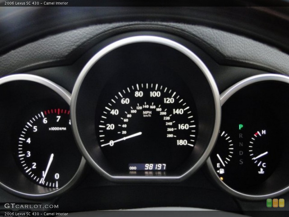 Camel Interior Gauges for the 2006 Lexus SC 430 #77208659