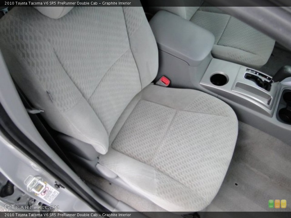 Graphite Interior Front Seat for the 2010 Toyota Tacoma V6 SR5 PreRunner Double Cab #77209112