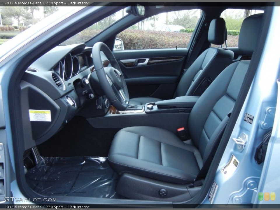 Black Interior Photo for the 2013 Mercedes-Benz C 250 Sport #77209943