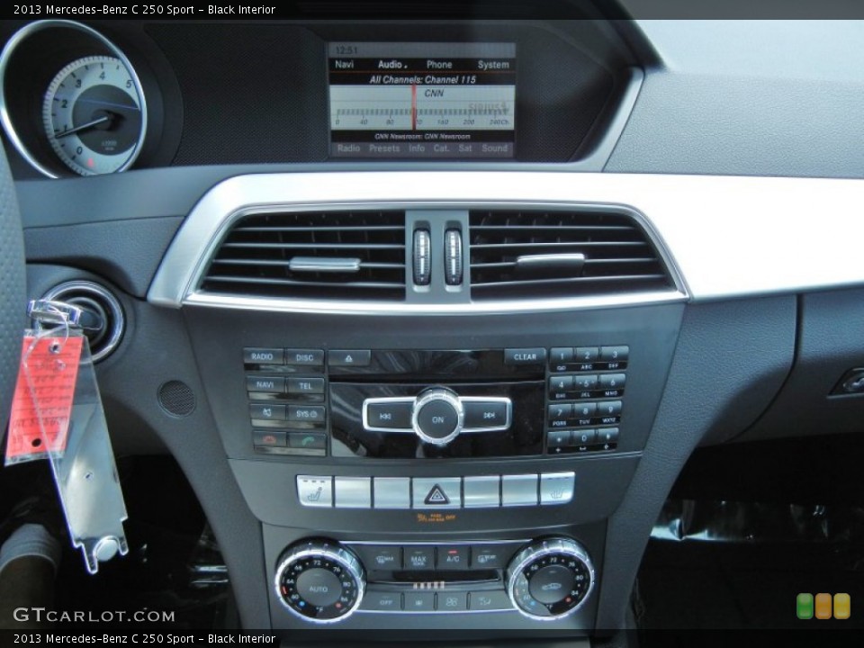 Black Interior Controls for the 2013 Mercedes-Benz C 250 Sport #77210350