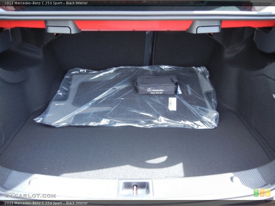 Black Interior Trunk for the 2013 Mercedes-Benz C 250 Sport #77210366