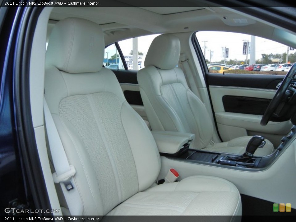 Cashmere Interior Front Seat for the 2011 Lincoln MKS EcoBoost AWD #77211740