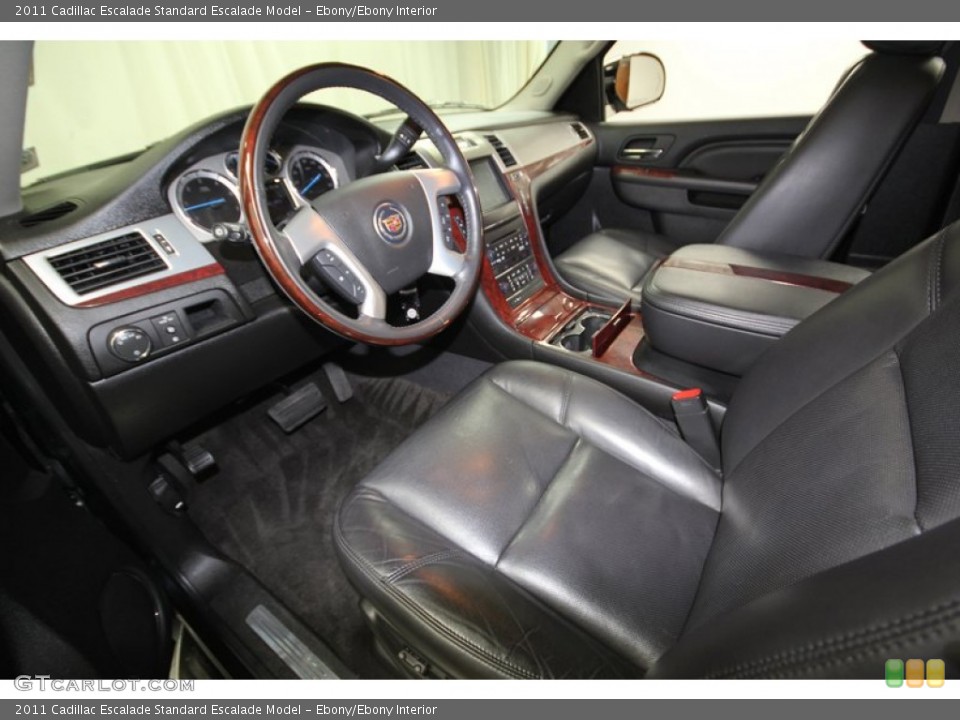 Ebony/Ebony Interior Prime Interior for the 2011 Cadillac Escalade  #77211800