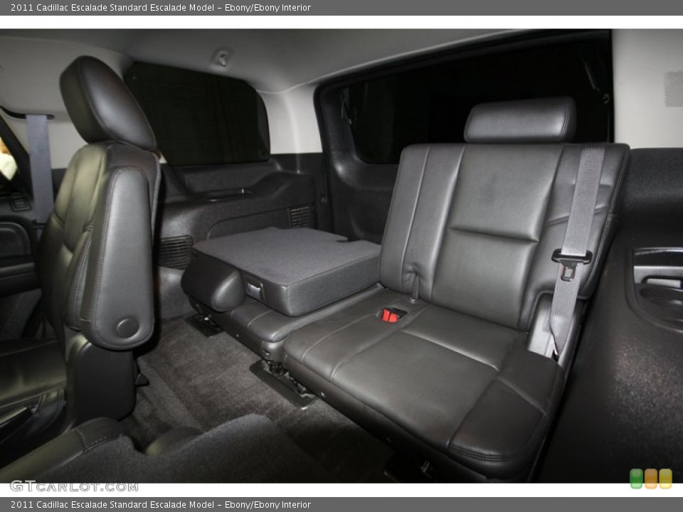 Ebony/Ebony Interior Rear Seat for the 2011 Cadillac Escalade  #77211827