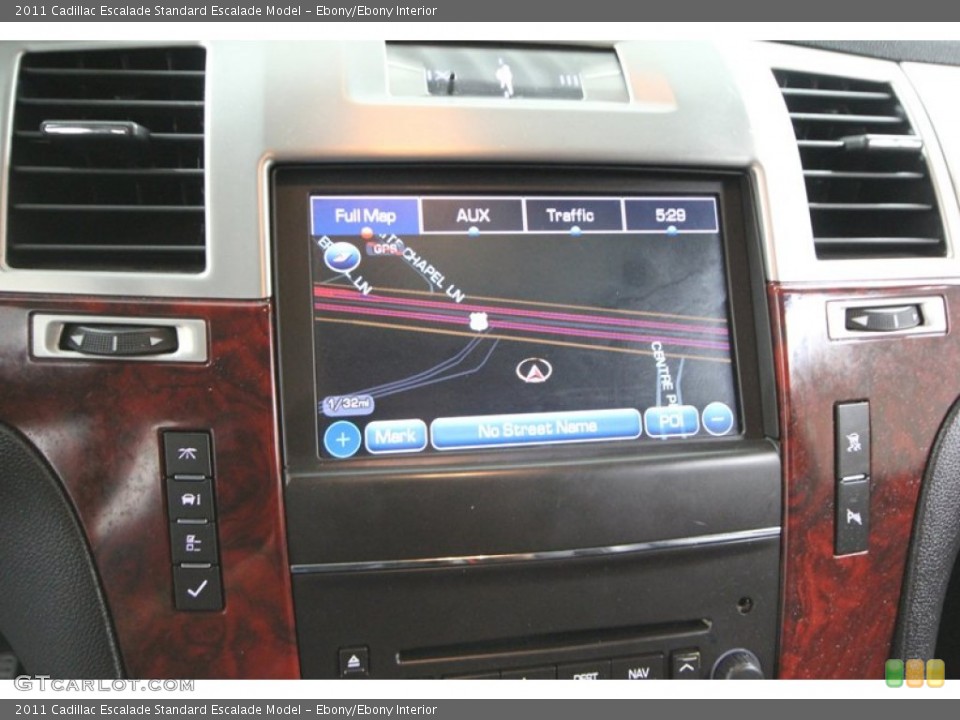 Ebony/Ebony Interior Navigation for the 2011 Cadillac Escalade  #77211929