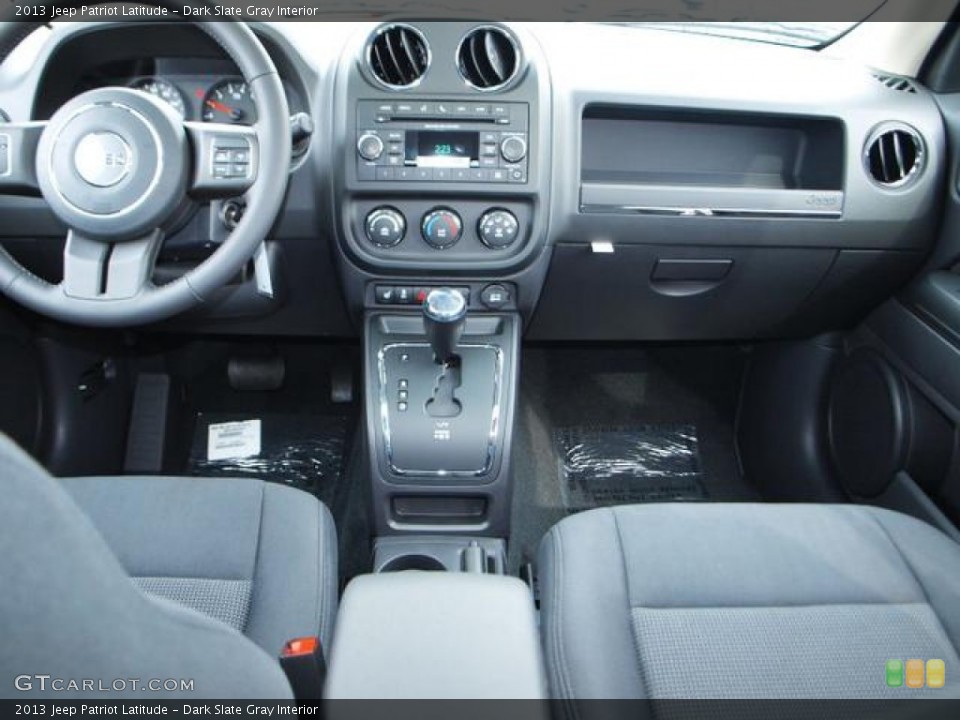 Dark Slate Gray Interior Dashboard for the 2013 Jeep Patriot Latitude #77211985