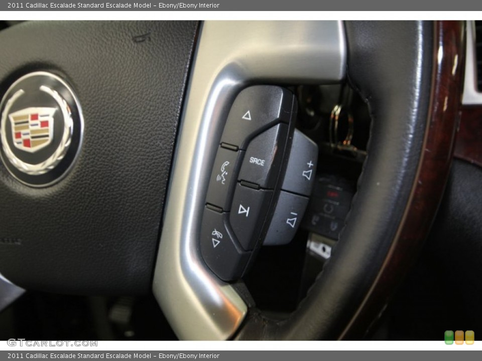 Ebony/Ebony Interior Controls for the 2011 Cadillac Escalade  #77212061