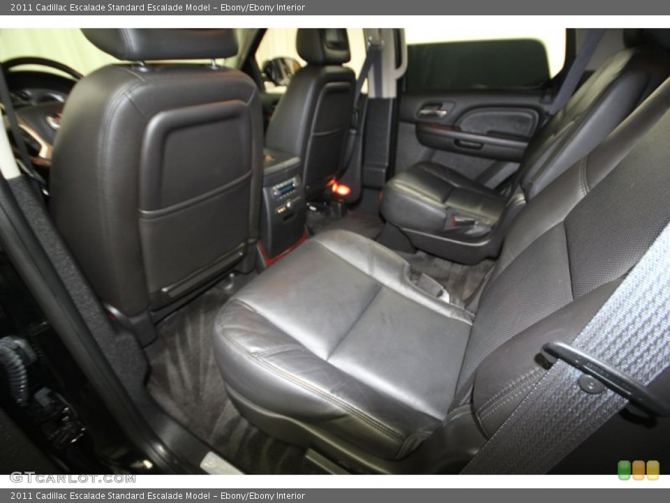 Ebony/Ebony Interior Rear Seat for the 2011 Cadillac Escalade  #77212136