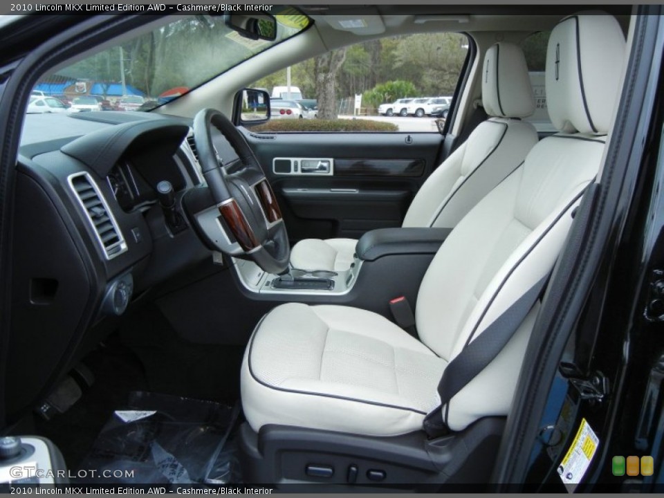 Cashmere/Black Interior Front Seat for the 2010 Lincoln MKX Limited Edition AWD #77212157