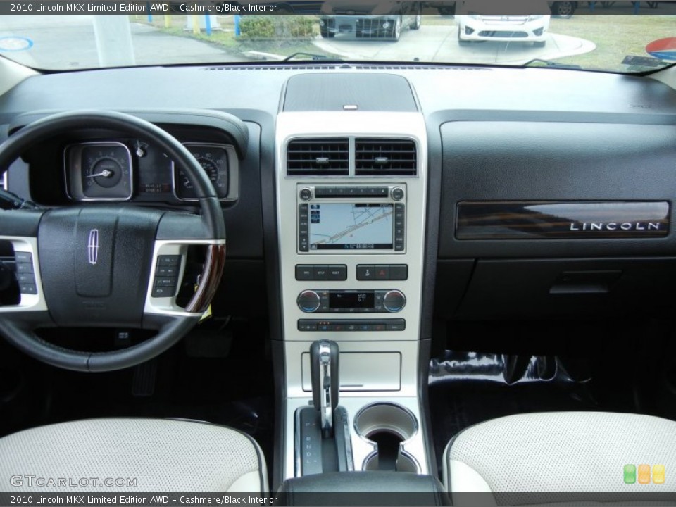Cashmere/Black Interior Dashboard for the 2010 Lincoln MKX Limited Edition AWD #77212277