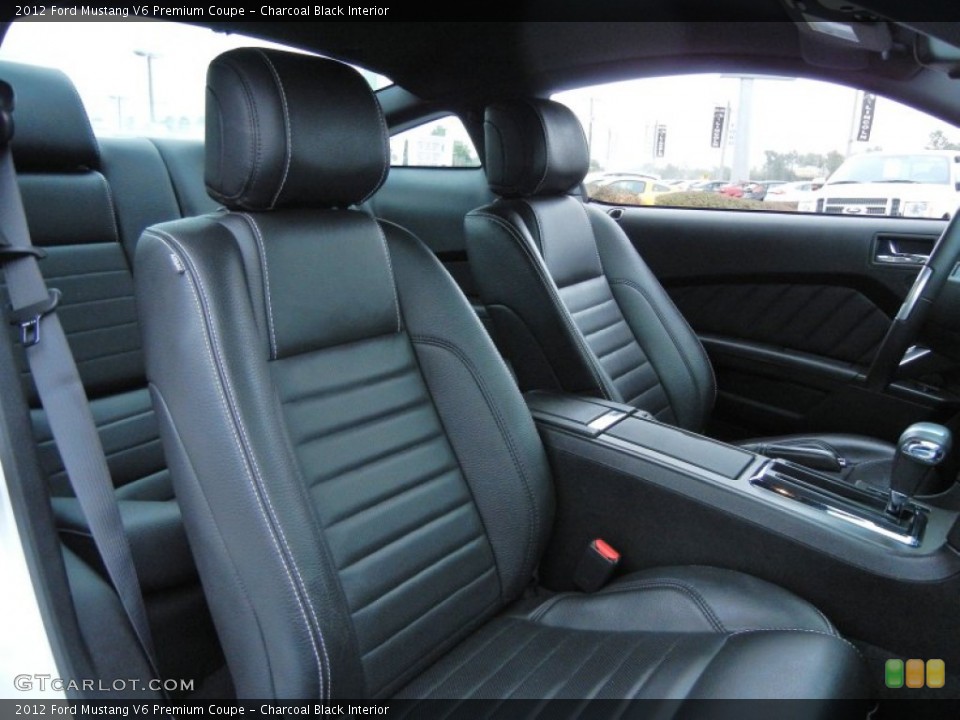 Charcoal Black Interior Photo for the 2012 Ford Mustang V6 Premium Coupe #77212640