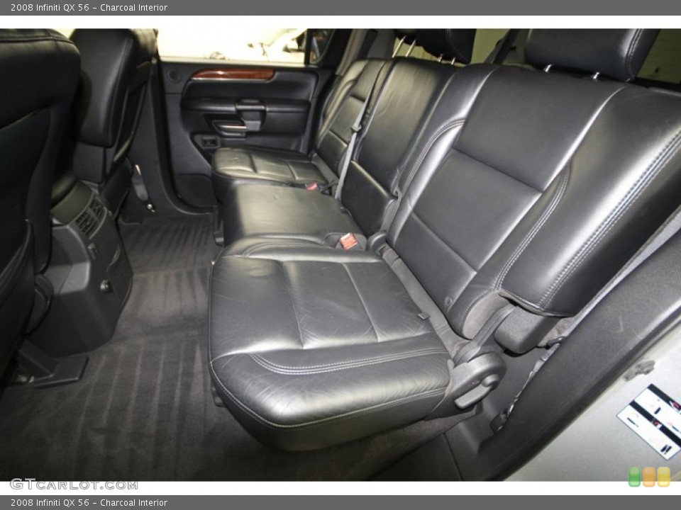 Charcoal Interior Rear Seat for the 2008 Infiniti QX 56 #77213154