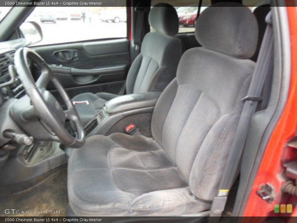 Graphite Gray Interior Front Seat for the 2000 Chevrolet Blazer LS 4x4 #77213255