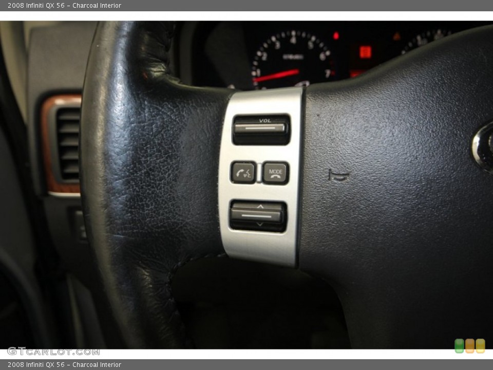 Charcoal Interior Controls for the 2008 Infiniti QX 56 #77213408