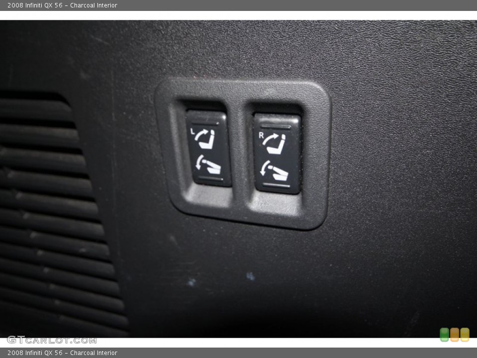 Charcoal Interior Controls for the 2008 Infiniti QX 56 #77213525