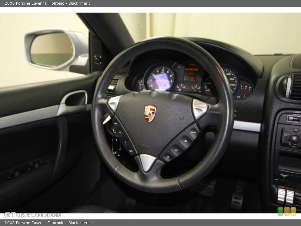 Black Interior Steering Wheel for the 2008 Porsche Cayenne Tiptronic #77214844