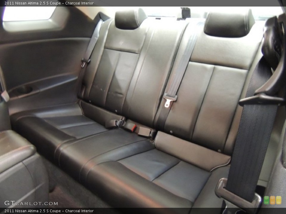 Charcoal Interior Rear Seat for the 2011 Nissan Altima 2.5 S Coupe #77215181
