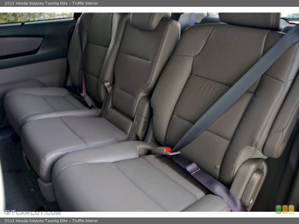 Truffle Interior Rear Seat for the 2013 Honda Odyssey Touring Elite #77215205