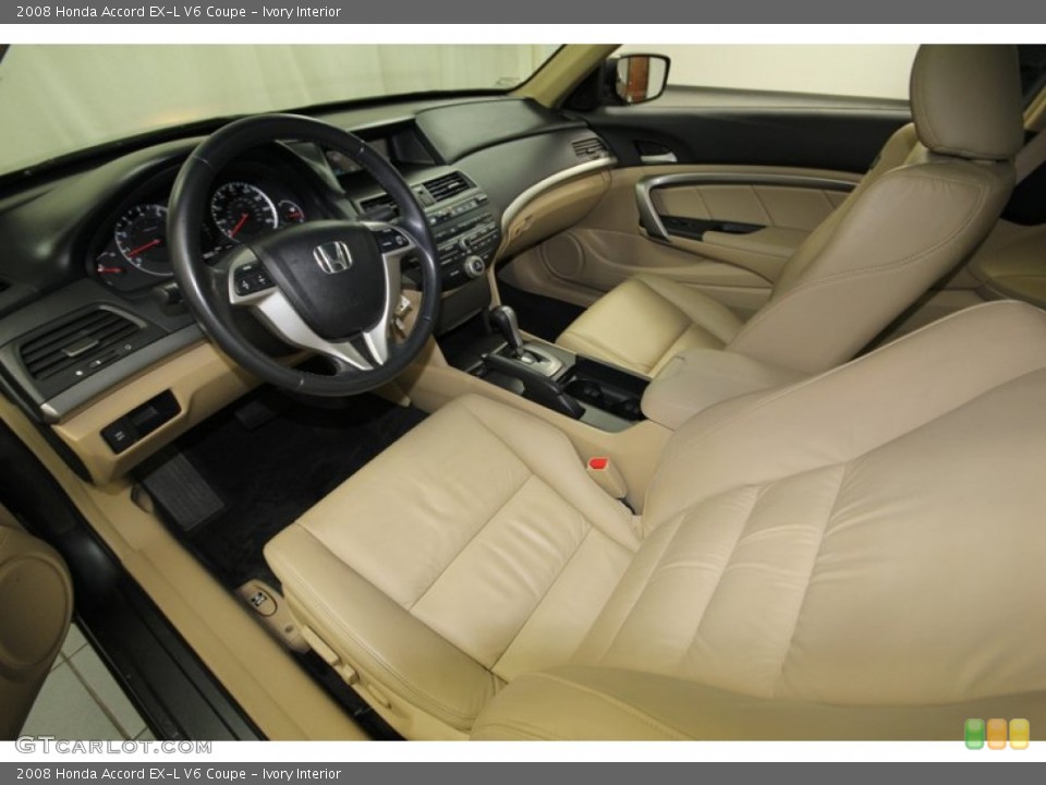 Ivory Interior Prime Interior for the 2008 Honda Accord EX-L V6 Coupe #77215264