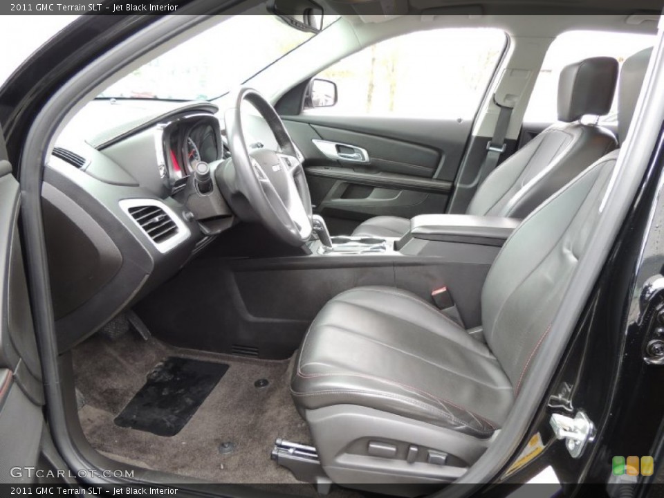Jet Black Interior Front Seat for the 2011 GMC Terrain SLT #77215322
