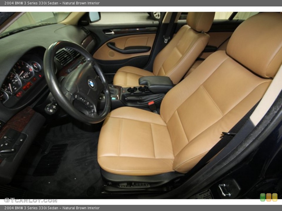 Natural Brown Interior Front Seat for the 2004 BMW 3 Series 330i Sedan #77215691