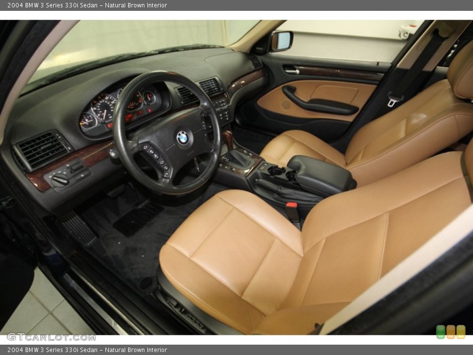 Natural Brown 2004 BMW 3 Series Interiors