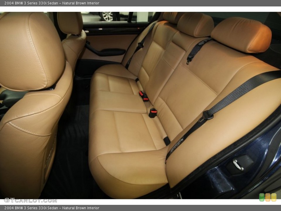 Natural Brown Interior Rear Seat for the 2004 BMW 3 Series 330i Sedan #77215815
