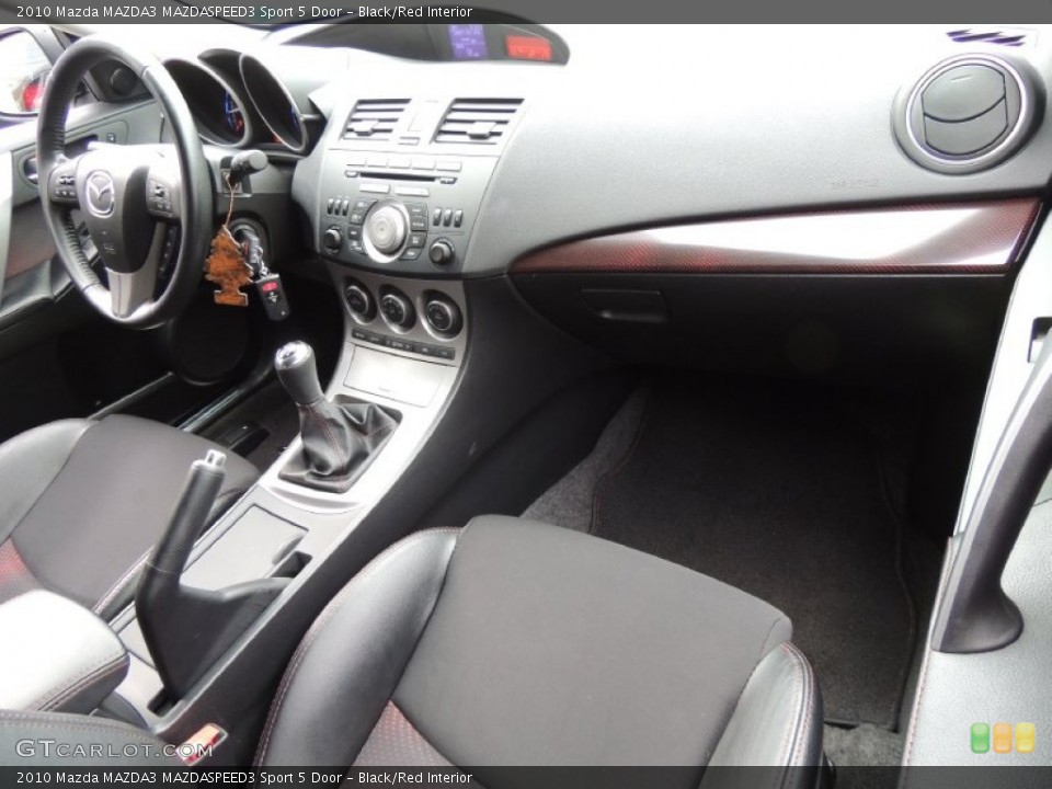 Black/Red Interior Dashboard for the 2010 Mazda MAZDA3 MAZDASPEED3 Sport 5 Door #77215832