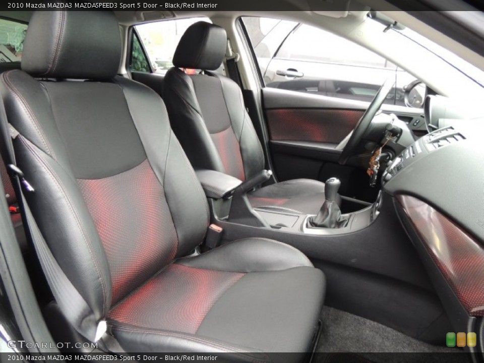 Black/Red Interior Photo for the 2010 Mazda MAZDA3 MAZDASPEED3 Sport 5 Door #77215859