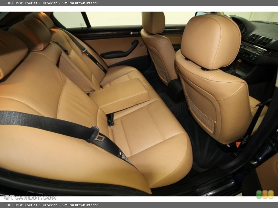 Natural Brown Interior Rear Seat for the 2004 BMW 3 Series 330i Sedan #77215971