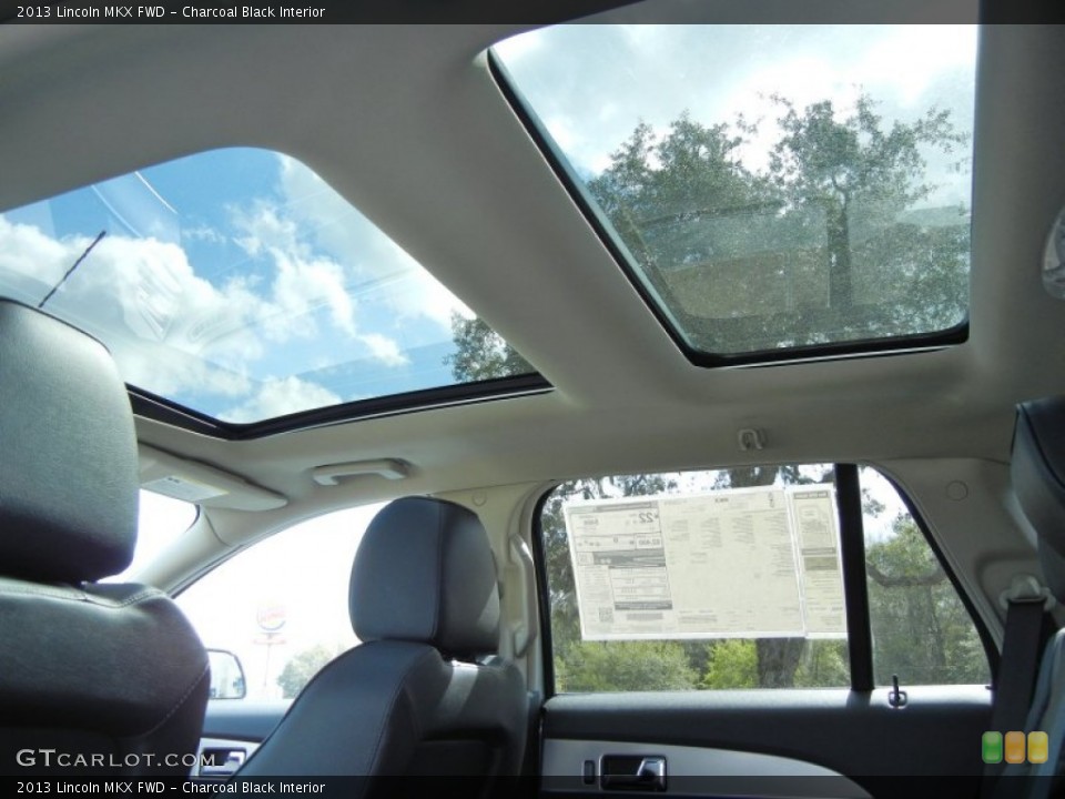 Charcoal Black Interior Sunroof for the 2013 Lincoln MKX FWD #77216179