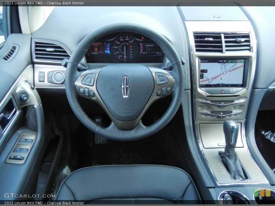 Charcoal Black Interior Dashboard for the 2013 Lincoln MKX FWD #77216192
