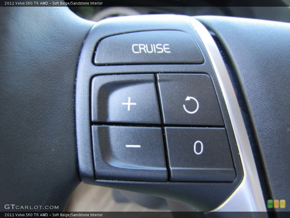 Soft Beige/Sandstone Interior Controls for the 2011 Volvo S60 T6 AWD #77216444