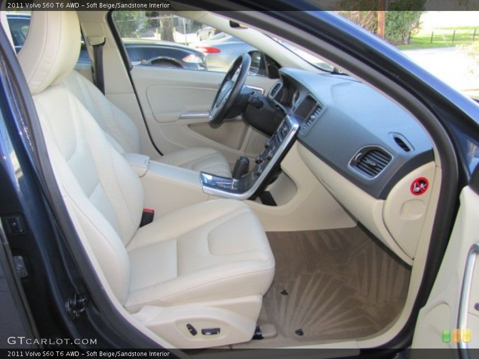 Soft Beige/Sandstone Interior Photo for the 2011 Volvo S60 T6 AWD #77216498