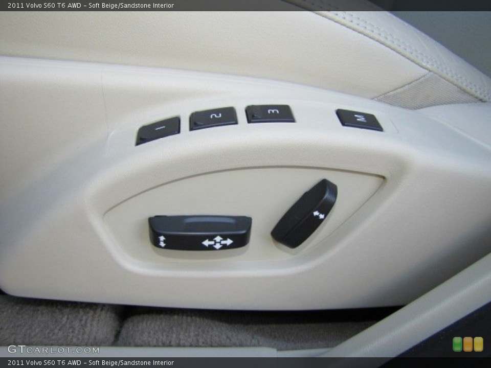 Soft Beige/Sandstone Interior Controls for the 2011 Volvo S60 T6 AWD #77216592