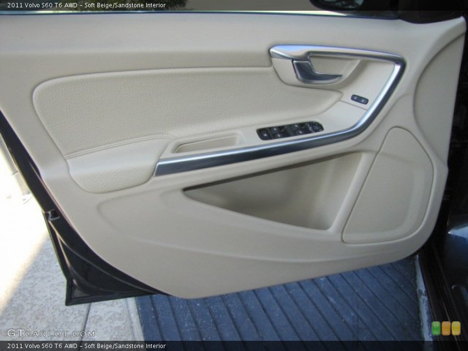 Soft Beige/Sandstone Interior Door Panel for the 2011 Volvo S60 T6 AWD #77216636