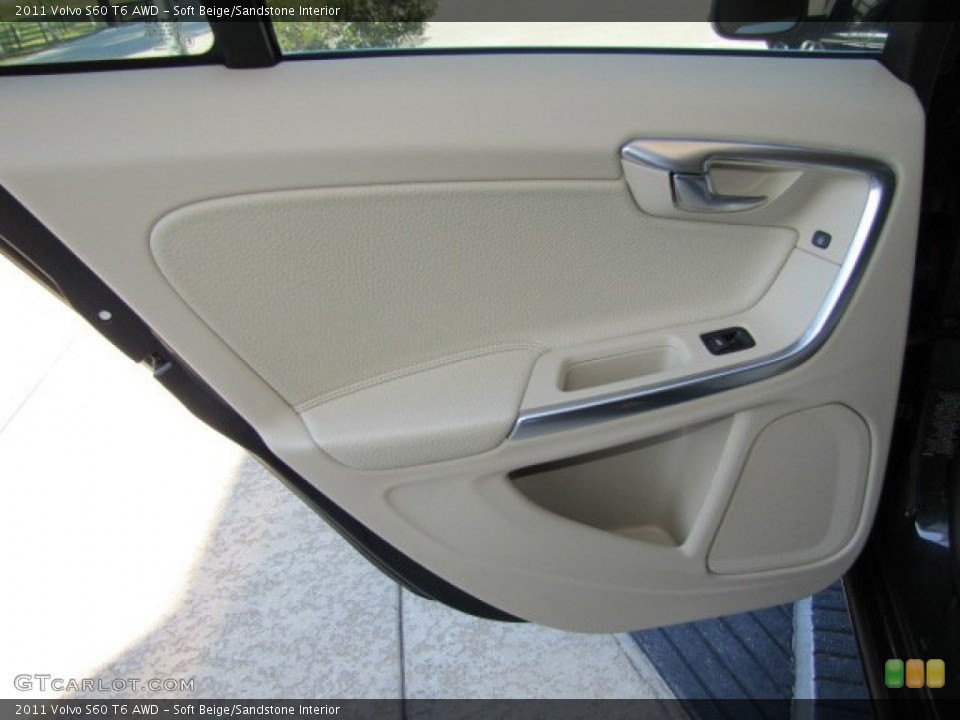 Soft Beige/Sandstone Interior Door Panel for the 2011 Volvo S60 T6 AWD #77216646