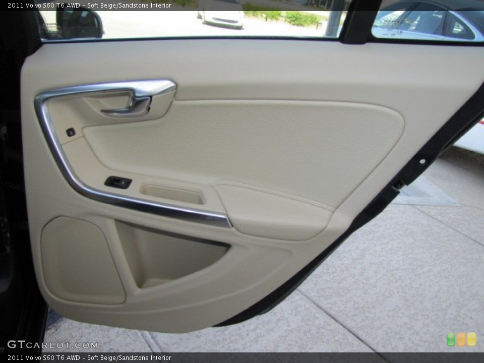 Soft Beige/Sandstone Interior Door Panel for the 2011 Volvo S60 T6 AWD #77216654