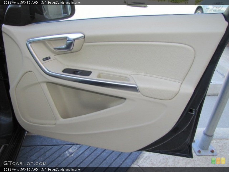 Soft Beige/Sandstone Interior Door Panel for the 2011 Volvo S60 T6 AWD #77216663