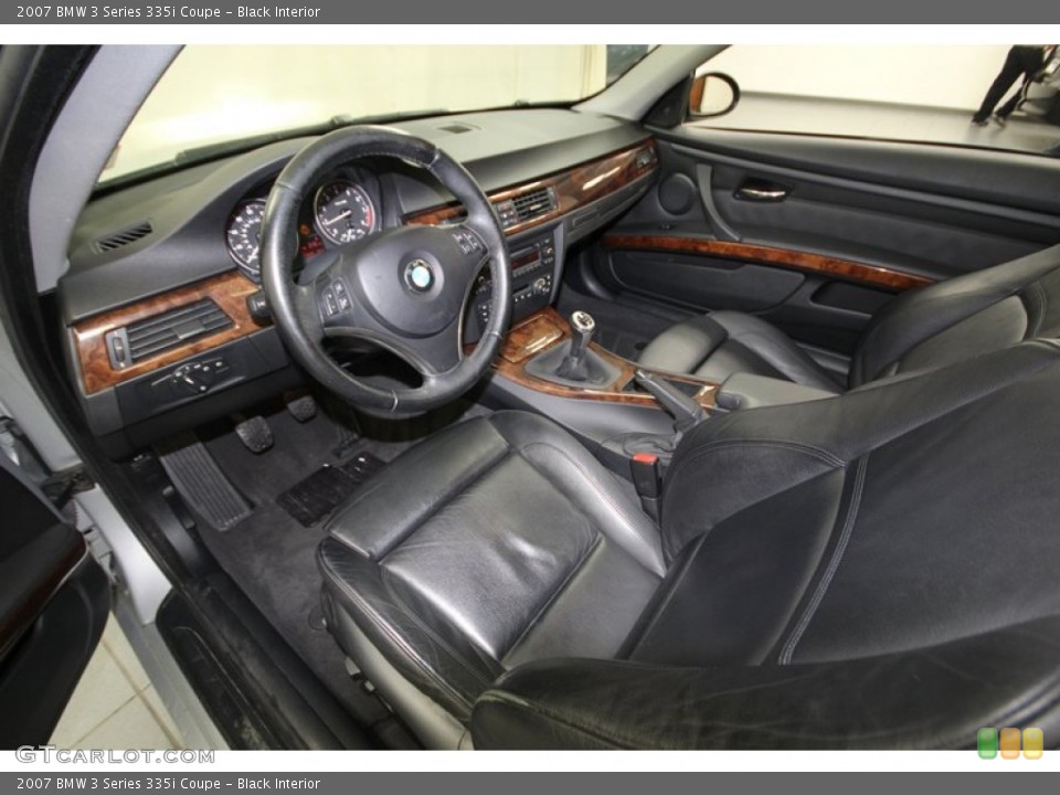 Black Interior Prime Interior for the 2007 BMW 3 Series 335i Coupe #77216851