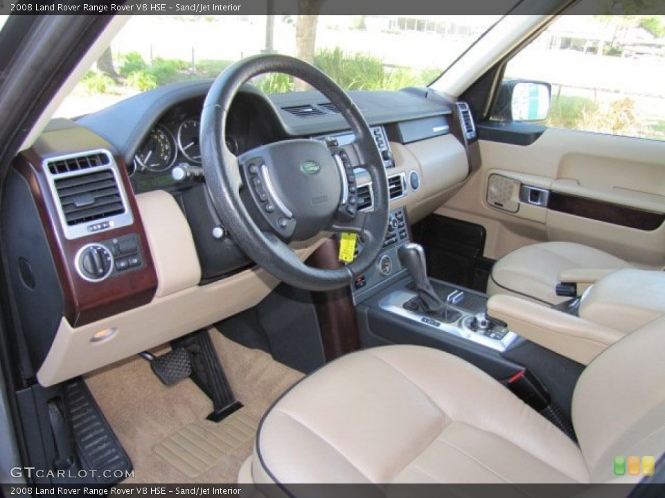 Sand/Jet Interior Prime Interior for the 2008 Land Rover Range Rover V8 HSE #77217233