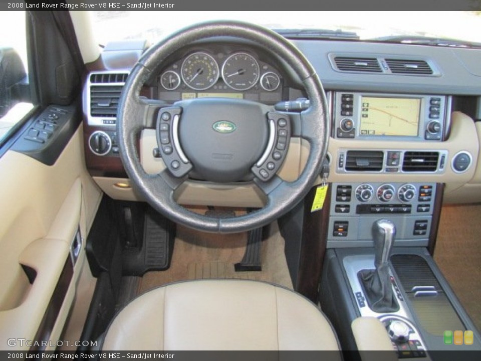 Sand/Jet Interior Dashboard for the 2008 Land Rover Range Rover V8 HSE #77217242
